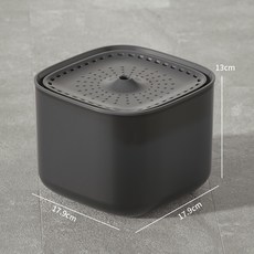 寵物飲水機 靜音大容量貓狗適用自動餵水器 寵物活水機 貓咪飲水機 寵物餵水器 寵物喝水 狗飲水機 貓用飲水機 貓咪飲水, 1個, 黑色