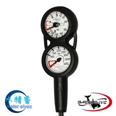SAEKODIVE 雙錶潛水儀表 壓力 深度, 1個