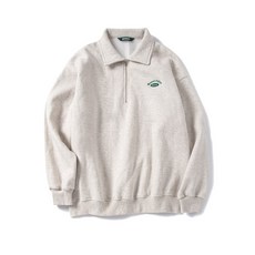 [4월 7일 출발] 슈퍼서브 테니스 하프 집업-오트밀