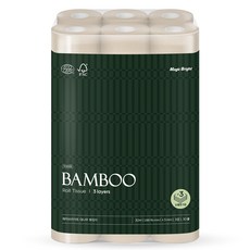 매직브라이트 먼지없는 친환경 대나무 화장지 3겹, 1개, 30롤, 30m