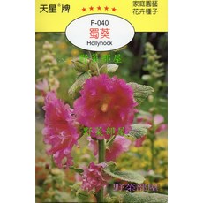天星牌 蜀葵種子 F-040 家庭園藝花卉種子, 1包