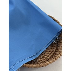 원단스토리 천 면원단 탄탄한 데일리 블루 셔츠 의류 소품, 1개, 코발트 블루