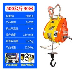 小金剛電動吊葫蘆 遙控款 490公斤 48小時連續工作 可開發票, 1個, 碳刷有刷小金剛500公斤遙控+線控