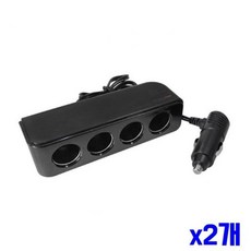 차량용 4구소켓 60cm x2개 멀티소켓 차량용소켓 멀티소켓 자동차소켓 차량용소켓 시가잭 시거잭 dew+1257Jf, 빠른배송