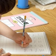 소소 초등 5칸 한자노트 (35매 스프링 100g내지) 중국어한자, 핑크