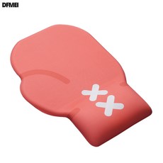 DFMEI 拳擊手套硅膠鍵盤手託護腕鼠標墊可愛舒適掌託腕託辦公手腕墊, 1個, 拳擊鼠標墊:如圖