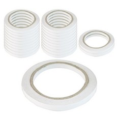 엠파이어 양면테이프 10mm x 20m, 화이트, 11개