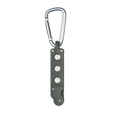 TD桃園東區釣具【第一精工 日本製 磨鉤器、解線針 二合一 】輕巧便攜，快速整理釣鉤、解開釣線，提升釣魚效率, 軍綠色 #32182, 1個