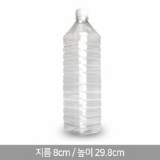 HD-소량 생수통 플라스틱 공병, 사각, 10개, 1.5L