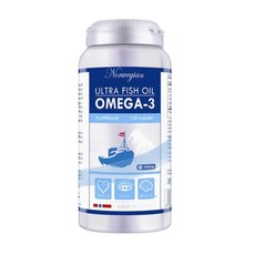 Isbjorn 挪威北極熊保健專家 頂級深海魚油膠囊, 1個, 120