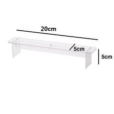 桃園熱銷 亞克力階梯展示架 透明模型公仔收納層架 盲盒手辦展示架 積木展示架, 1個