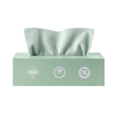JWJJ 抽取式百潔布 抹茶綠 20*20cm, 抹茶綠 20*20cm盒裝, 1個, 1個