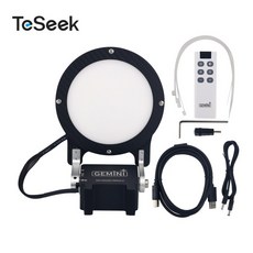 TeSeek Gemini 필드 평면 패널 천문 사진 원격 제어 탄소 섬유 프리 렌즈 커버 전기 깜박임 없는 스크린, 04 150mm
