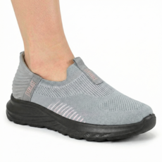 에버라스트 경량 밴딩 이지핏 슬립온 발편한 여성 남성 쿠션 니트 메쉬 데일리 단화 슬립인스