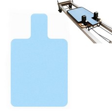 미끄럼 방지 필라테스 리포머 매트 커버 0.8mm 두께의 머신 커버 타월 리포머용 매트 트레이닝 요가용 플리스 운동 99.1cm x 61cm(39인치 24인치) (핑크)1, 블루