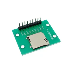 호환 TF 카드 홀더 어댑터 보드 9P 10Pin 자체 탄성 카드 홀더 T-플래시 SD 카드 홀더 마이크로 SD PCB 전