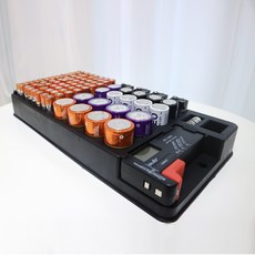 배터미 건전지 용량 테스터 배터리 잔량 측정기 BT-168D 보관함 세트, 1개