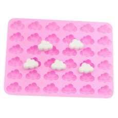 [드그라쎄] 미니 구름 데코 실리콘몰드 [36구], 미니동동구름36구(실리콘몰드253)