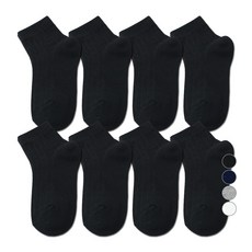 노디자인 모드베베 아동용 베이직 골지 단목 양말 8족 세트