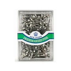 뉴크리안 작은머리 시침핀 화이트 32mm 370개, 본상품