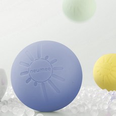 Neumee 矽膠按摩球 足底/背部/頸椎按摩球 筋膜球 瑜珈球 健身球 肌肉放鬆, 淡紫色 高彈硅膠, 1個