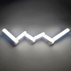 진성 LED 관절 T5 10W 플리커프리 간접조명 접는조명 일자등, 주백색