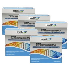 헬스업 프리미엄 락토페린 초유 HealthUp Premium Lactoferrin Colostrum, 120정, 5개