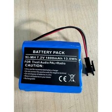 Teac BP-R1 R12EU R1EU R2 R3 R5 티볼리 PAL iPAL BT + 라디오 오디오 MA4 MA-4 배터리 Ni-MH 7.2V 교체