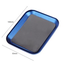 RC카 부품 110 크롤러 자동차용 금속 시뮬레이션 데코 액세서리 액시얼 SCX10 90046 AXI03007 Traxxas TRX4 TRX6 레드캣 mst용, 5) Screw tray blue, 1개