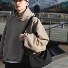 스포츠백 수영가방 방수 운동가방 크로스백 슬링백, 블랙, 1개