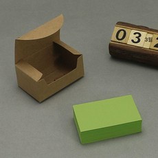 모서리 둥근 손글씨 카드 200장 크마스 제작 입체 감사 축하, 1박스, 직각 카드 형광 그린 200장
