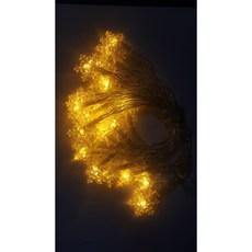 大林電子 星星燈 暖白色 USB供電 聖誕燈飾, 1個