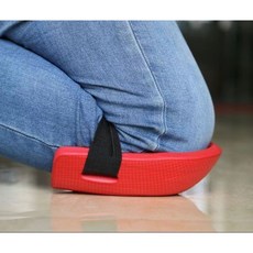 타일시공용 두꺼운 방수 무릎보호대 바닥벽돌 작업용 무릎아대 산업안전 무릎밴드 쿠션감 강화, 1개, B_블랙 1쌍