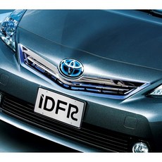 圓夢工廠 Toyota Prius alpha 阿法 2011-14 改裝 水箱罩鍍鉻飾框, 1個