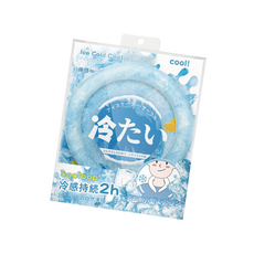 天天GO冰涼頸圈 降溫冰圈 頸部降溫圈 涼感圈 降溫神器 冰涼圈 降溫 消暑 冰圈, 28度C以下凝固【海鹽藍】, 1個