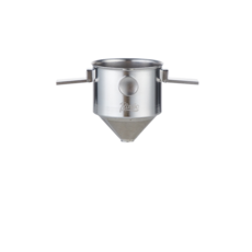 Binco 不鏽鋼手沖咖啡濾杯，輕鬆手沖，品嚐專業級咖啡風味，在家享受咖啡館體驗, 銀色, 1個