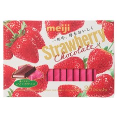 meiji 明治 草莓夾餡巧克力 26塊入, 1個, 120g