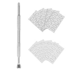 PAVIKE 큐티클 푸셔 (1세트) 네일 푸셔 큐티클 푸셔 매니큐어 도구 큐티클 리무버 툴 큐티클 제거 큐티클 푸셔 세트 각질 제거