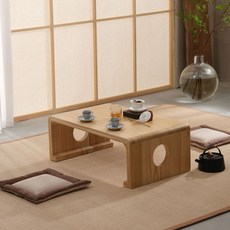 다과상 원목 찻상 교자상 나주반 전통 미니 손님 좌식 티 테이블, S. 70x45x30 원목색