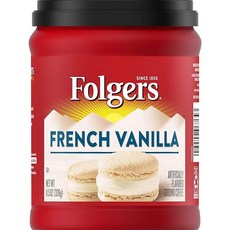 Folgers Toasty 헤이즐넛 맛 그라운드 커피 272.2g9.5온스 221050, 프렌치 바닐라, 11.5온스 (1팩), 272g