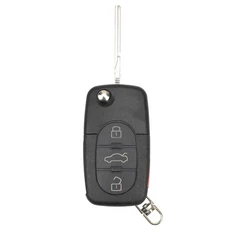 호환 XurWith 배터리 4DO837231R / k/N/A 키 Fob 아우디 A3 TT RS4 Quattro 315/ 433Mhz ID48 자동차 원격, 02 3 BUtton, 06 4D0837231N