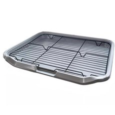 防踩屎兩用狗廁所 63x48cm 寵物便盆 狗廁所 尿墊/狗砂盆 (顏色隨機), 1個, 1個裝