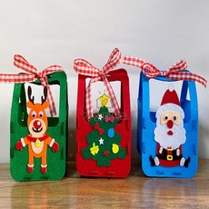 가온데이즈 펠트 선물가방 만들기 DIY 키트 펠트가방만들기, 루돌프