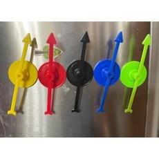 好好用實用轉盤 課程專用 小學數學教學儀器, 1個, 磁性指針10cm 顏色隨機3隻