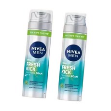 니베아 맨 프레시 킥 쉐이빙폼 200ml 2개 4636157