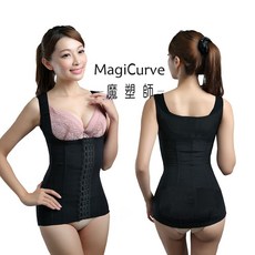 MagiCurve 魔塑師 背心式長腰夾 腰腹緊緻塑形 產後體態調整 舒適透氣 XXL 膚色
