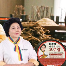 [TV홈쇼핑 아이넷정품] 이순실 개성식 더덕 고추장 양념 찌개 만능소스, 1세트, 1.5kg