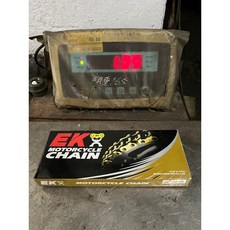 日本EK 428 加重鏈條 無油封鍊條 競技用 高性能鏈條, 1個, 428SHDRx132目