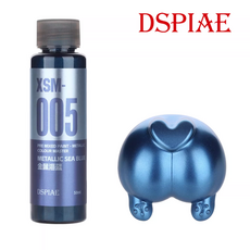 DSPIAE 메탈릭 수성 아크릴도료 메탈릭씨블루 XSM-005 무세척 에어브러쉬용 프라모델