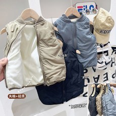 兒童馬甲秋冬新款加厚外穿超柔坎肩洋氣男童寶寶內膽馬夾背心